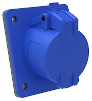 Розетка кабельная встраиваемая IEK Magnum ССИ-413 16А 2Р+PE 230В IР44 синий картинка 